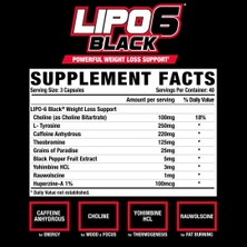 Nutrex Lipo-6 Extreme Fat Burner 120 Kapsul