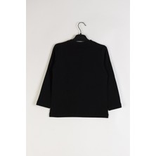 Atatürk Baskılı Pamuklu Bisiklet Yaka Uzun Kollu Tören 29 Ekim 10 Kasım Erkek ve Kız Çocuk T-Shirt