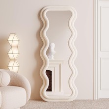 Hamdeko Mundo Dalgalı Çerçeveli 170X65 cm Oval Boy Aynası