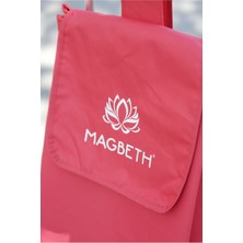 Magbeth Store A200 Kırmızı Sessiz Silikon Tekerlekli Pazar Arabası Paslanmaz Gövde Su Geçirmez Pazar Çantası