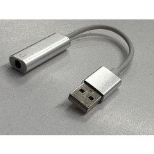 Tek Girişli USB Ses Kartı Kulaklık Mifrofon Tek Girişli USB Ses Kartı