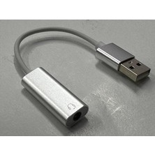 Tek Girişli USB Ses Kartı Kulaklık Mifrofon Tek Girişli USB Ses Kartı