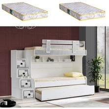 Setay Ranza Çizgi Yavrulu Ranza 2 Adet Comfort Yatak