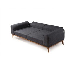 Edsy home rupon 3+1 koltuk takımı antrasit