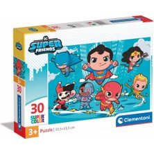 30 Parça Supercolor Puzzle: Dc Comics Super Friends