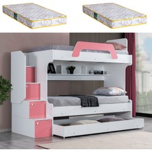 Setay İnci Yavrulu Ranza Pembe 2 Adet Comfort Yatak
