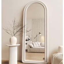 Hamdeko Doğa Dalgalı Çerçeveli 170X65 cm Oval Boy Aynası