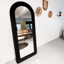 Hamdeko Doğa Dalgalı Çerçeveli 170X65 cm Oval Boy Aynası