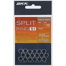 Bkk Split Ring-51 18 Adet Paslanmaz Halka