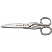 Solgern M-218 Sivri Uçlu İplik Temizleme Makası No: 5,5 Inç / 13,97 cm - Nikel Kaplama