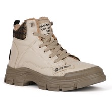 Noka Shoes Isla Kadın Bej Soğuğa Dayanıklı Bot