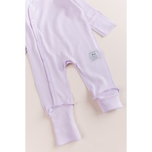 Babymod Kendinden Eldivenli Naturel Bebek Tulum Takım