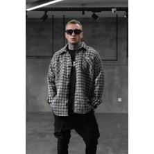 Grey Checkered Flannel