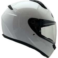 Hjc C10 Beyaz Tam Kapalı Kask