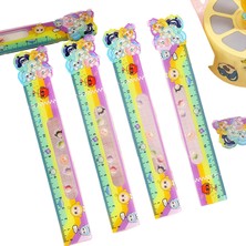 Tzmalloy 1 Adet Kawaii Sanrio Akrilik Cetvel Karikatür Hello Kitty Kuromi Pochacco Shaker Cetvel Çizim Aracı Bookmark Kırtasiye Öğrenci Hediye (Yurt Dışından)