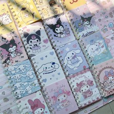 Tzmalloy Sanrio Pochacco Defter Kuromi Hello Kitty A7 Bobin Kitap Günlük Haftalık Planlayıcı Ajanda Haftalık Kırtasiye Ofis Malzemeleri Okul Malzemeleri (Yurt Dışından)