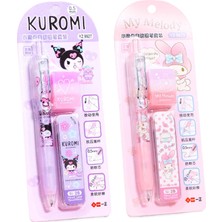 Tzmalloy Sanrio Otomatik Kalem Seti Kawaii Hello Kitty Melodi Pochacco Silgi Kalem Topu Aktif Kalem Okul Kırtasiye Ofis Malzemeleri Hediyeler (Yurt Dışından)