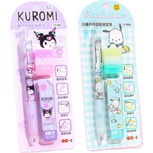 Tzmalloy Sanrio Otomatik Kalem Seti Kawaii Hello Kitty Melodi Pochacco Silgi Kalem Topu Aktif Kalem Okul Kırtasiye Ofis Malzemeleri Hediyeler (Yurt Dışından)