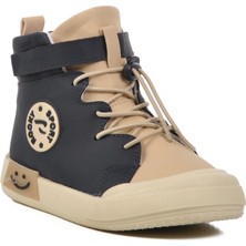 Walkway Lacivert-Bej Unisex Bilek Boy Çocuk Sneaker Walkway 17-B