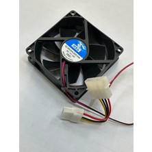 Keepro 8 cm Kasa Fanı Molex Kasa Fanı 8X8X2.5 mm Fan Kasa Fanı 8 cm