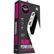 Go İthalat Şeyse Powerway Tx-10 10000 Mah Çift USB Dijital Ekran Ledli Powerbank (4390)