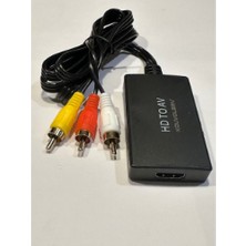 Leonpro HDMI Av Kablo HDMI Av Çevirici HDMI Rca Çevirici Kablo