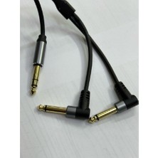 Leonpro 1.5 Metre 6.3 mm Stereo 2x 6.3 mm Mono Kablo