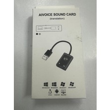 Keepro USB Ses Kartı Aivoice Sound Card