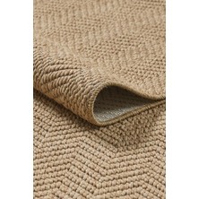 Mariesse Home Naturel Sisal Jüt Halı Modern Yıkanabilir Toz Vermez Halı