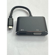 Leonpro Macbook Için Typec HDMI Çevirici macbook Için Typec VGA Çavirici Notebook Typec VGA HDMI Çevirici