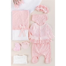 Babymod Güpürlü 8'li Kız Bebek Hastane Çıkışı Bebek Takımı