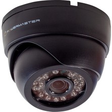 Powermaster PM-19420 2 mp 2.8 mm 24 LED Siyah Plastik Kasa Ahd Dome Kamera