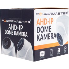 Powermaster PM-19420 2 mp 2.8 mm 24 LED Siyah Plastik Kasa Ahd Dome Kamera