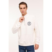 Lumberjack ml Fran 16ID108 4pr Ekru Erkek Sweatshirt