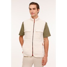 Lumberjack ml Beggy 4AFW-29 4pr Ekru Erkek Yelek