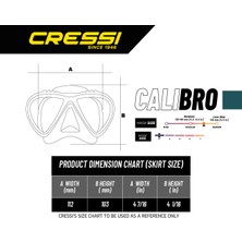 Cressi Calibro-Corsica Black Yetişkin Maske Şnorkel Seti