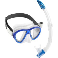 Cressi Fiji-Gamma Clear/blue Yetişkin Maske Şnorkel Seti