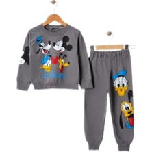 Erkek Çocuk Karakter Baskılı 4/12 Yaş Eşofman Takımı