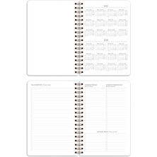 Matt Notebook 2025 Yılı Günlük Spiralli Ajanda 16X24 cm - 12 Aylık