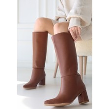 Shemard Roksa Taba Cilt Topuklu Çizme