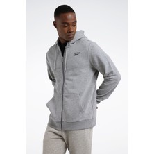 Reebok Id French Terry Sl Logo F Gri Erkek Eşofman Üstü