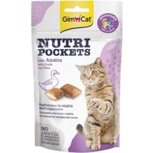 Gimcat Nutripockets Ördekli _ Multivitaminli Kedi Ödülü 60GR