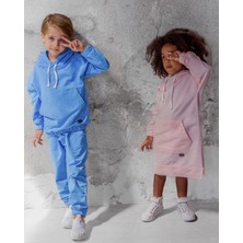 RG Brand Çocuk Kapüşonlu Ve Kanguru Cepli Sweat Elbise