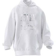 Nmg Tekstil Unisex Premium Pamuk Beyaz  Peaky Blınders Baskılı 3 Iplik Kapüşonlu Sweatshirt