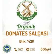 Mill & More Organik Tuzsuz Domates Salçası 650 g