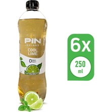 Pin Cool Lime Şekersiz & Kalorisiz 250 ml x 6 Adet