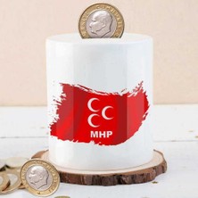 Milliyetçi Hareket Partisi Bayraklı Para Birikim Kumbarası-kb4620