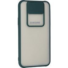 Newface Samsung Galaxy J7 Kılıf Palm Buzlu Kamera Sürgülü Silikon - Yeşil 13