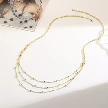 Lovisa Accessories El Yapımı Toplu Bel Zinciri Göbek Kolyesi