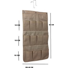 Tekno Trust Organizer Kapı Arkası 11 Bölmeli Dolap İçi Banyo Mutfak Kiler İçin Uygun Çok Amaçlı